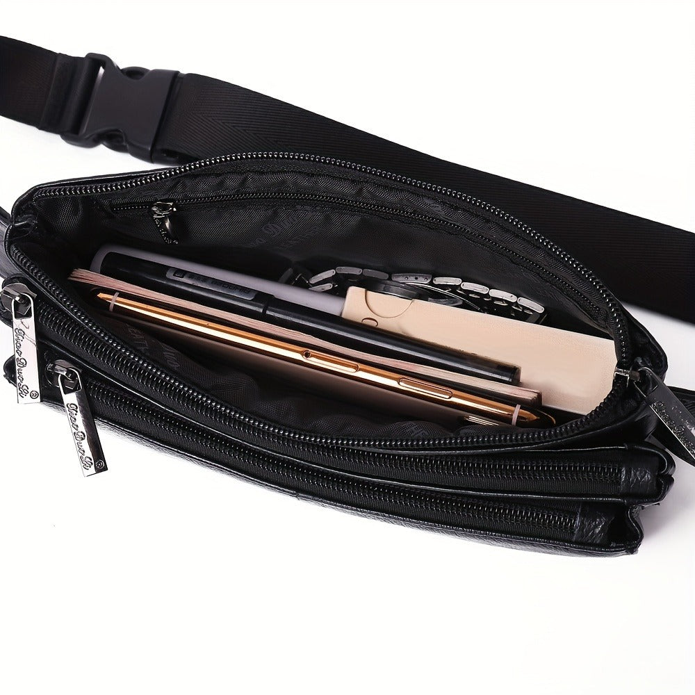 Waist Bag – Genuine Leather, Adjustable Strap, Lightweight, for Travel | Bag Vero – detail view 7