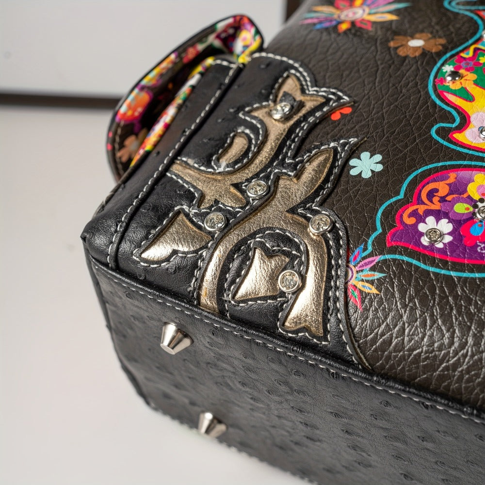 Women's Wallet – Butterfly Floral Western Set Phone | Bag Vero – detail view 9