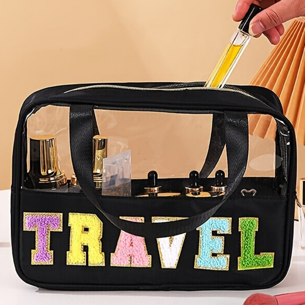 Travel Makeup Bag – PVC, Transparent, Clear, for Travel | Bag Vero – detail view 11