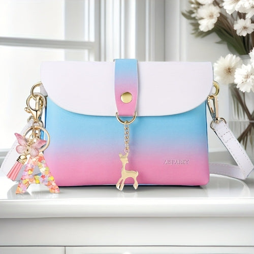 Mini Crossbody Bag, Shoulder Bag, Small Wallet, Detachable Shoulder Strap, Exquisite Keychain, Magnetic Closure, Christmas, Suitable As Birthday And Christmas Gifts
