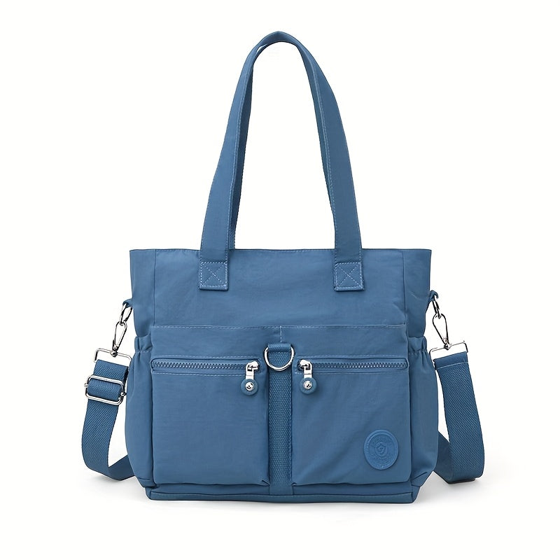 New Style Casual Large Capacity Messenger Bag Commuter Shoulder Bag School Season Student Backpack Fashionable And Versatile, Travel Bag, Work Bag, Bags, Messenger Bag, Adjustable Strap, Casual Commuter Handbag, Simple Classic Casual Shoulder Bag