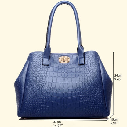 5pcs Set PU Elegant Crocodile Embossed Women'S Tote Bag Set, Large Capacity Women'S Shoulder Bag, Crossbody Bag, Expandable Handbag, High Cost-Effectiveness, Suitable As A Gift