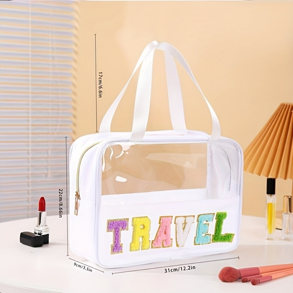 Travel Makeup Bag – PVC, Transparent, Clear, for Travel | Bag Vero – detail view 4