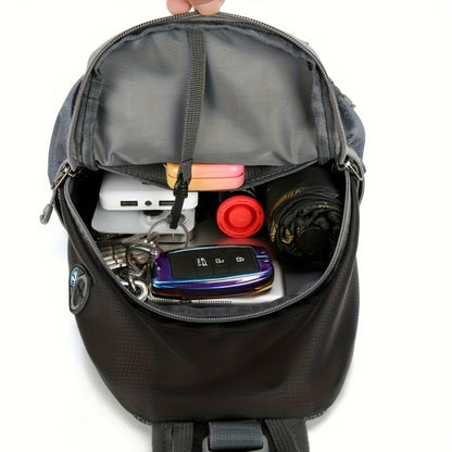 Sling Bag – Nylon, Large Capacity, Adjustable Strap, Multi Pocket | Bag Vero – detail view 13