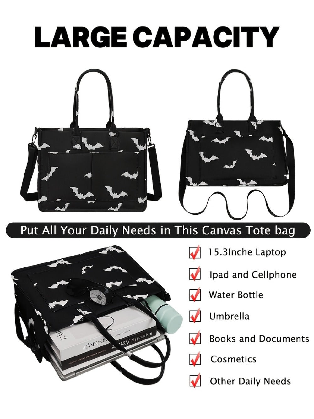 Shoulder Bag for Women – Large Capacity, for Everyday Use | Bag Vero – detail view 21