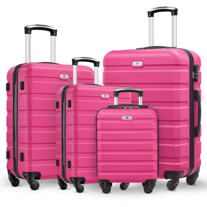 Suitcase Set, Multi-piece Suitcase Set, Abs Material + Safety Combination Lock + Three-section Adjustable Pull Rod +360°, Rich Suitcase Set