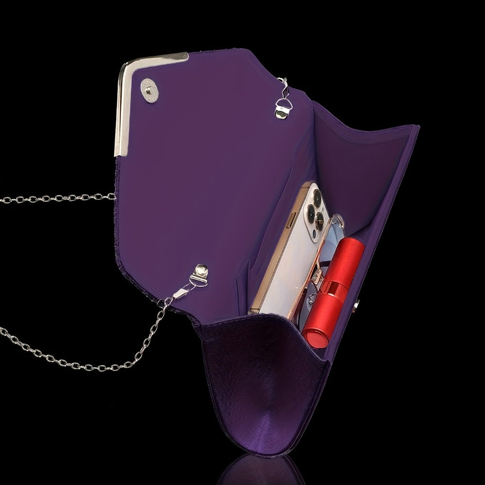 Women's Wallet – Glamorous Sequin Party Clutch Set | Bag Vero – detail view 10