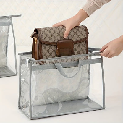 10pcs Portable Bag Dust Bag Household Wardrobe Hanging Transparent Bag Storage Bag Multi-Purpose Breathable Storage Bag