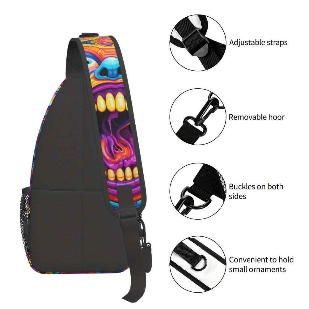 Sling Bag – Polyester, Large Capacity, Waterproof, for Travel & School | Bag Vero – detail view 6