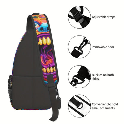 Sling Bag – Polyester, Large Capacity, Waterproof, for Travel & School | Bag Vero – detail view 6