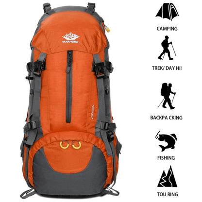 13.21gal Hiking Backpack Men Camping Backpack 11.89gal+1.32gal Lightweight Backpacking Backpack Travel Backpack