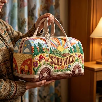 Quilted Travel Tote Bag, Clothing Storage Bag, Large Multi-functional Zippered Closure, Perfect for Vacations, Travel, And Leisure. Stylish And Trendy, This Travel Tote Bag Boasts An Extra-large Capacity And Is Ideal for Parties, Commuting, And Work.