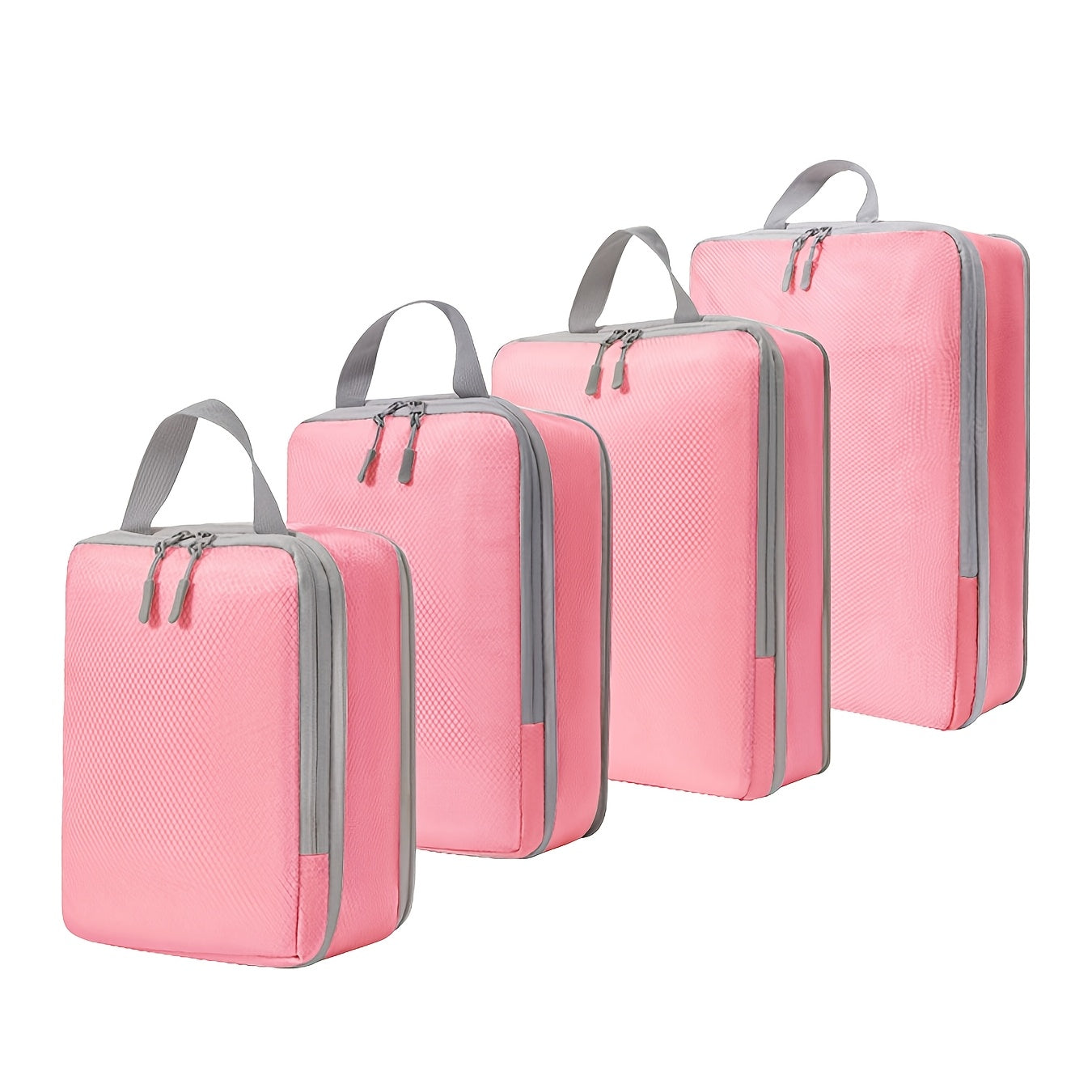 4pcs Set of Multi-functional Luggage Compression Packaging Boxes, Lightweight Travel Luggage Storage Bag Set with Shoe Bags, Expandable Luggage Storage Bag, Space-saving Must-have Accessories for Travel.