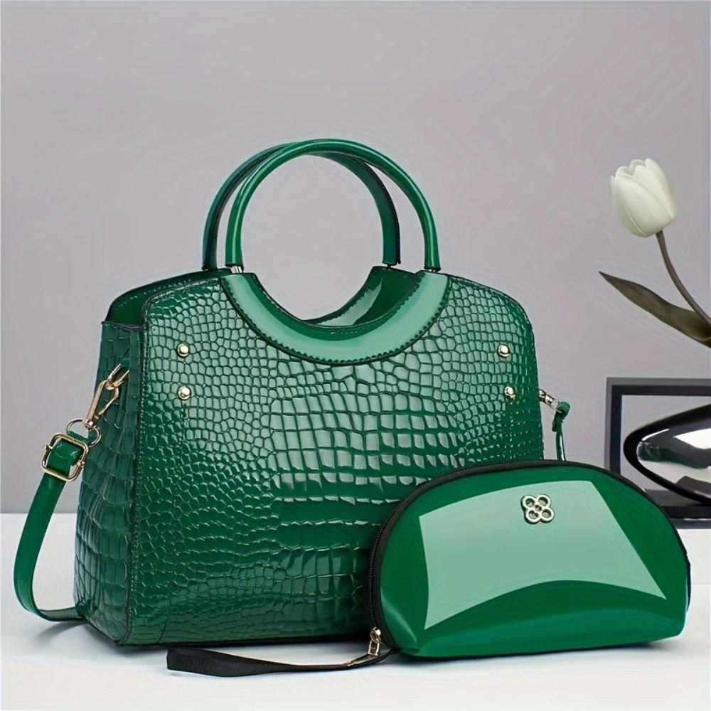 Women's Bag Set 2025 New European and American Fashion Shoulder Crossbody Women's Bag