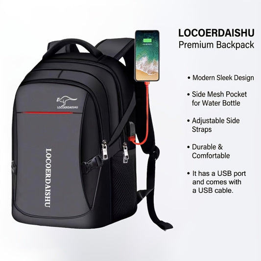 Local Warehouse - Spring/Summer 2026 New Products - Large Capacity Business Duffle Bag, Multi-Section Laptop Bag, School Bag, Black Backpack, Suitable For Daily Leisure, Travel And Work. New Product Promotion