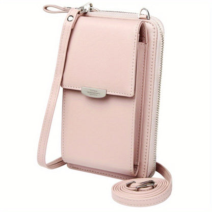 [Stylish Crossbody Bag] Stylish Soft Crossbody Phone Bag - Van Gogh Starry Sky Pattern, Compact One-Shoulder Design with Adjustable Strap, Zippered Coin Pocket And Card Slots - Everyday Accessory, Dailygift for Her, Minimalist Crossbody, Phone Purse