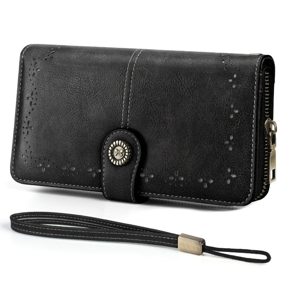 Women's Wallet – Large Capacity, Rfid Wristlet Bowknot Badge Large | Bag Vero – detail view 8
