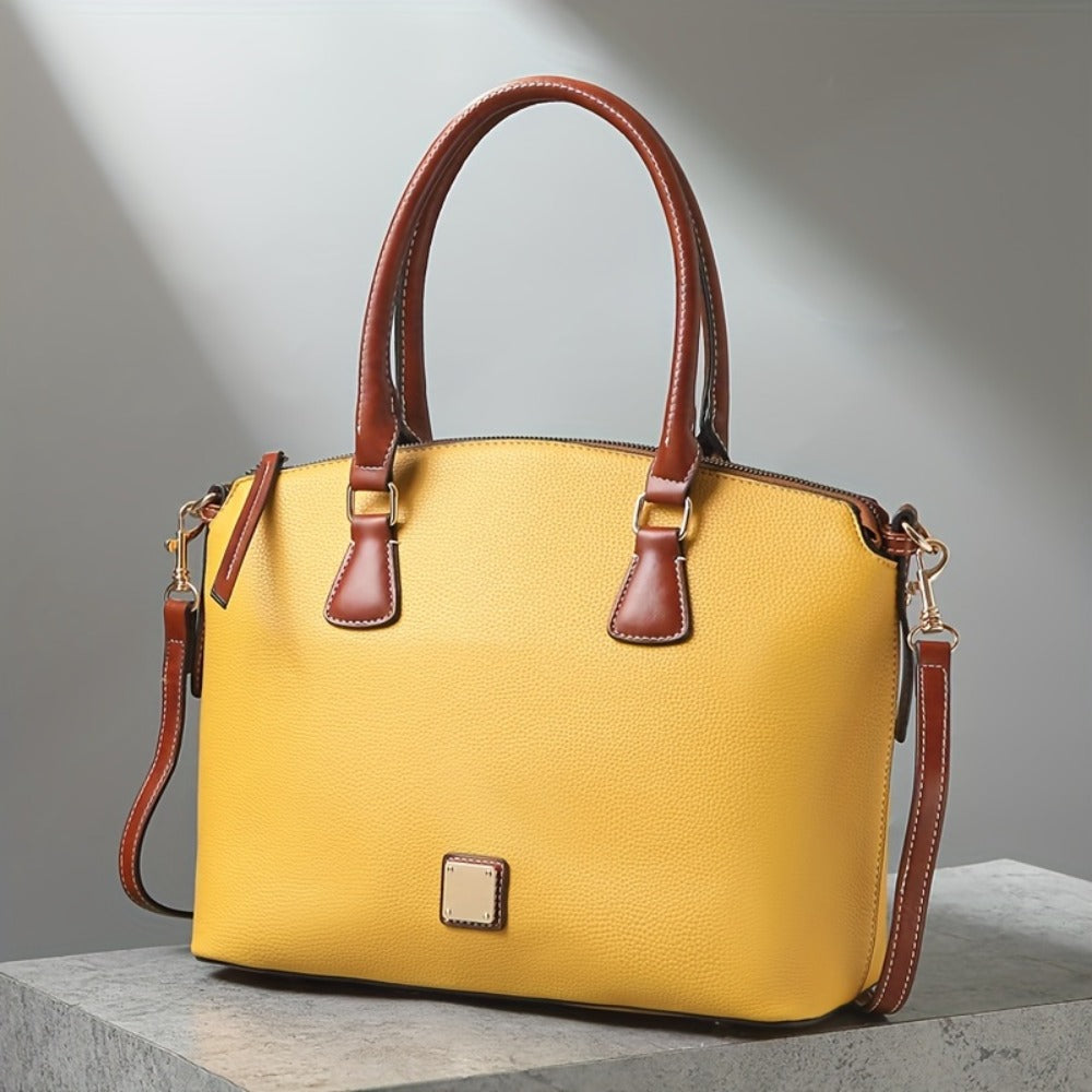 Crossbody Bag for Women – Textured Satchel Vintage Western Colorblock | Bag Vero – detail view 8