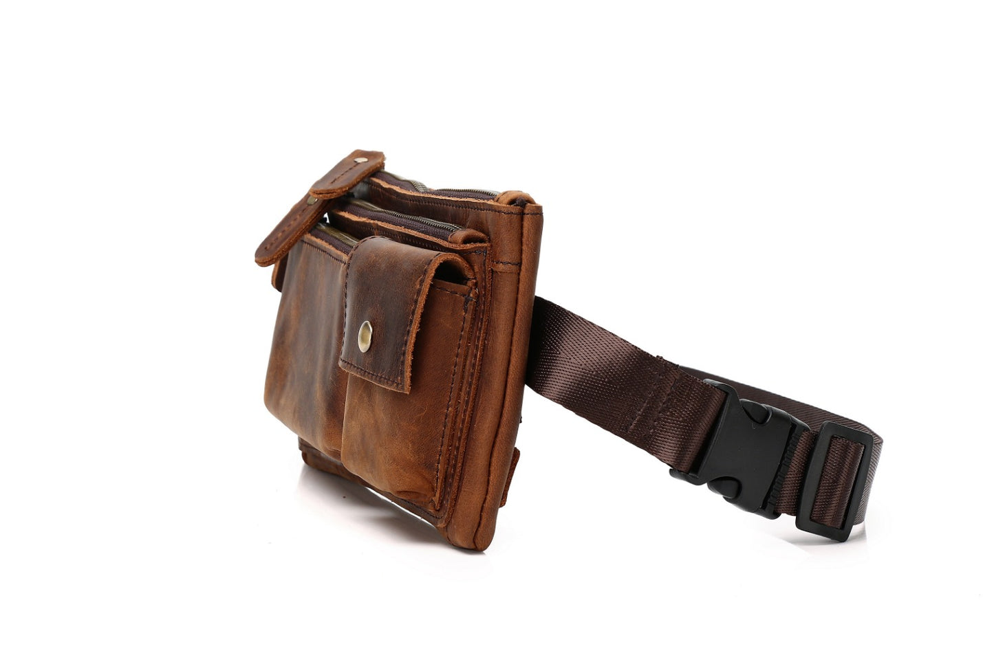 Waist Bag – Genuine Leather, Genuine Leather Waist Vintage Crazy | Bag Vero – detail view 26