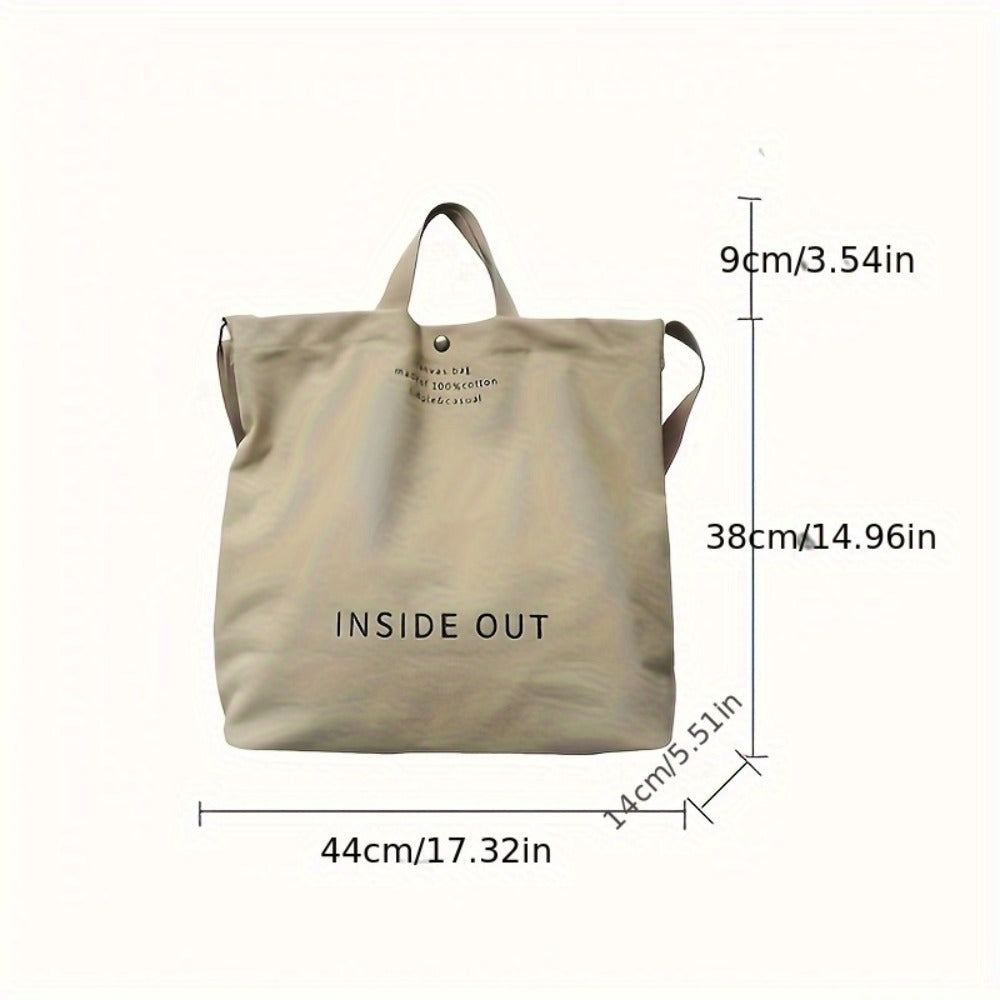 Large Tote Bag For Women, Canvas Bag Women Gift, Fashion Crossbody Bag, Large Capacity Shoulder Bag