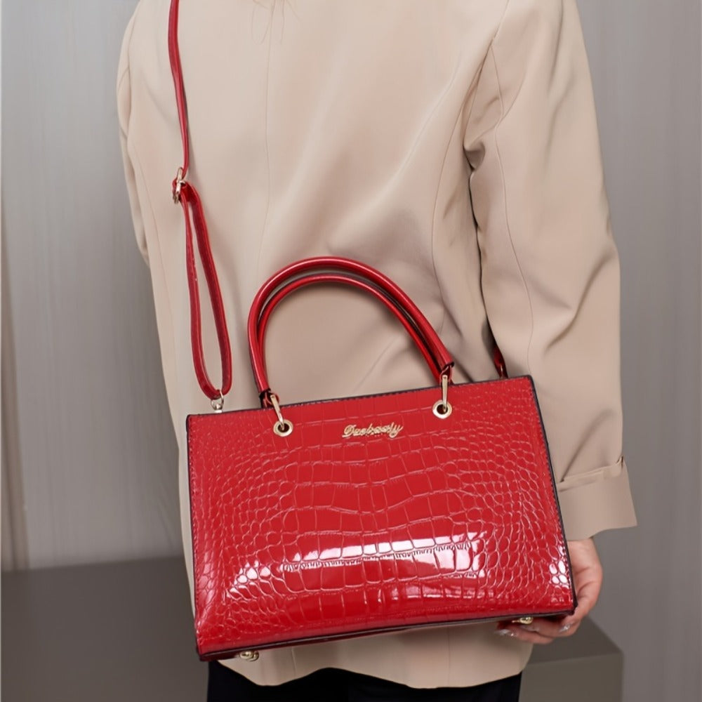 Women's Handbag 2025 New Korean Style Fashionable Textured Trendy Crossbody Shoulder Bag, Versatile and Simple Tote