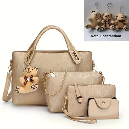 Tote Bag for Women – 4 Piece, Large Capacity, for Work & Everyday Use | Bag Vero – detail view 9