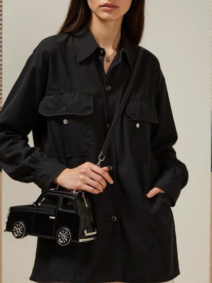 Off-road Vehicle-shaped Handbag, Creative and Unique Design, Can Be Worn Crossbody or as a Backpack, Available for Immediate Delivery