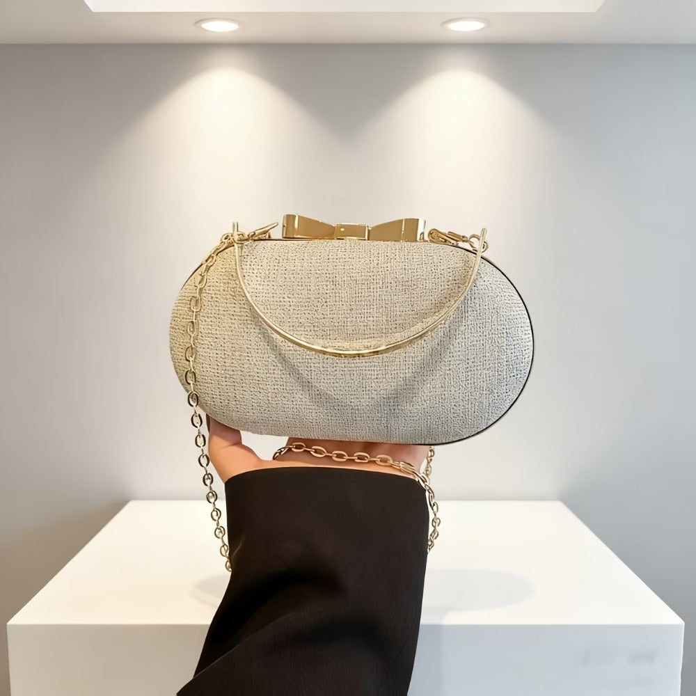 Women's Wallet – Oval Glitter Evening Clutch Sparkly | Bag Vero – detail view 4