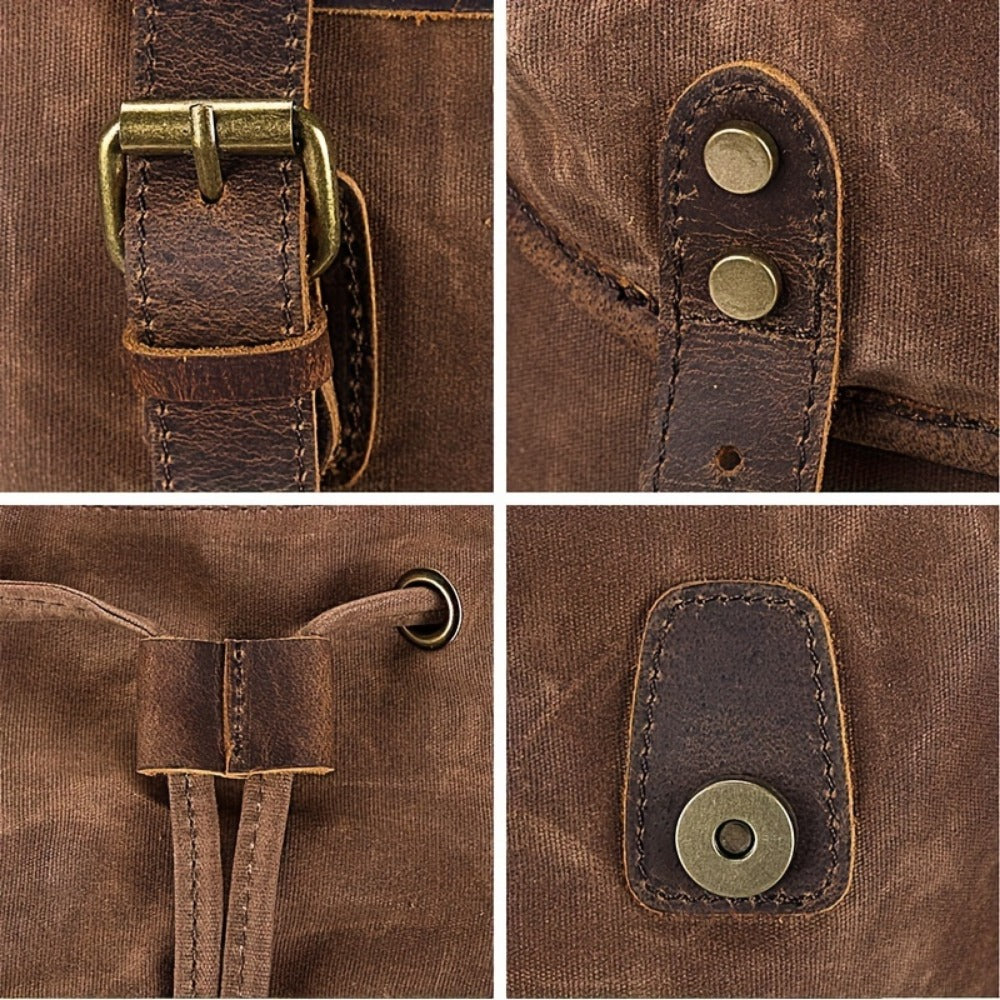 Laptop Backpack – Canvas, for Travel & Everyday Use | Bag Vero – detail view 9