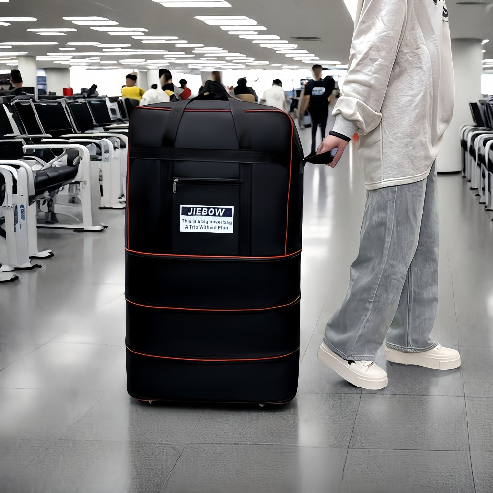 Wheeled Travel Bag with Large Capacity And 6 Universal Wheels, A Rolling Luggage Carry Bag And Foldable Expandable Travel Bag. Suitable for Travel, Business Trips, And Clothing Storage, Ideal for Relocation, Storage, And Studying Abroad.