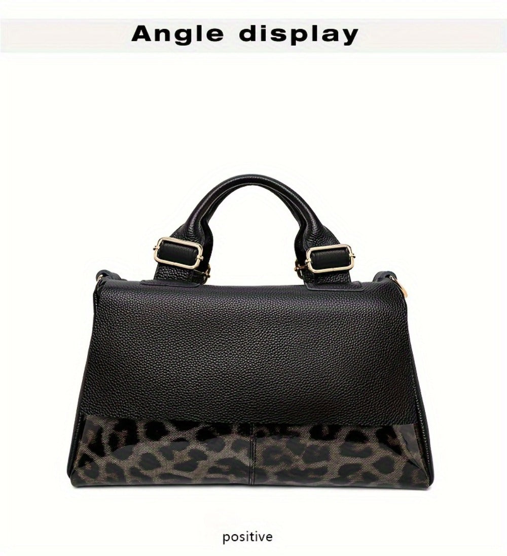 [Genuine Leather Bag] Head Layer Cowhide Women's Bag, Genuine Leather Women's Bag, Hand-Held Pillow Bag, Boston Women's Bag, Fashionable Single Shoulder Crossbody Women's Bag