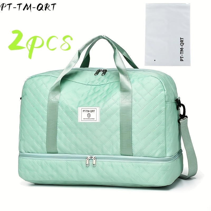 Fashionable Travel Bag, Large-Capacity Practical Handbag, Made of Durable And Wear-Resistant Fabric, Suitable for Travel And Gym, Stylish, Versatile, Lightweight, And Easy to Store