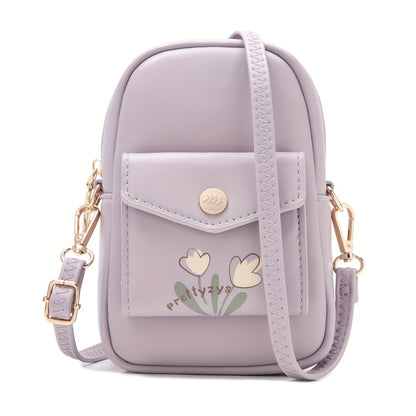 [Ideal Gift for Christmas] Small Crossbody Bag for - Versatile Phone Purse with Adjustable Strap, Magnetic Snap & 3 Compartments - Perfect for Travel, Outdoor & Everyday Use - Ideal Gift for Christmas, Dailygift for Friends, Mini Purse, for Teenager