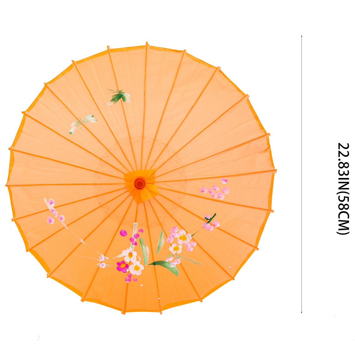 Small 22" Japanese Chinese Umbrella Parasol Ideal for Weddings, Parties, Photography, Costumes, Cosplay, and Decorative Events
