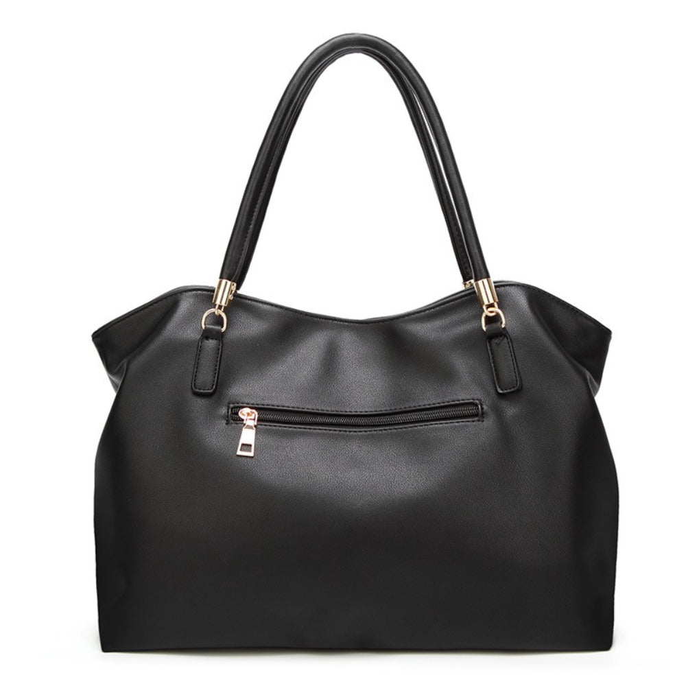 Women's Mom Tote Bag Large Capacity Chic Minimalist Textured Shoulder Crossbody Purse Versatile Multi Function Carryall