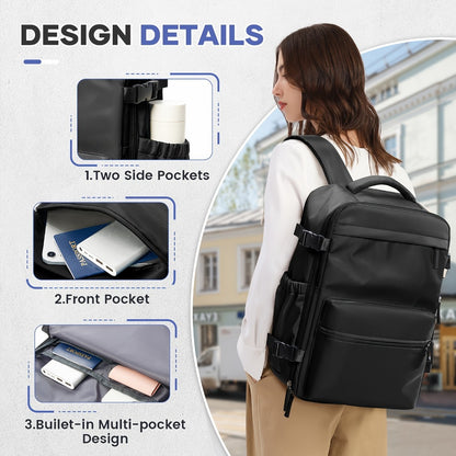 Carry On Luggage – for Travel, Vacuum Compression Air Pump Carry | Bag Vero – detail view 4