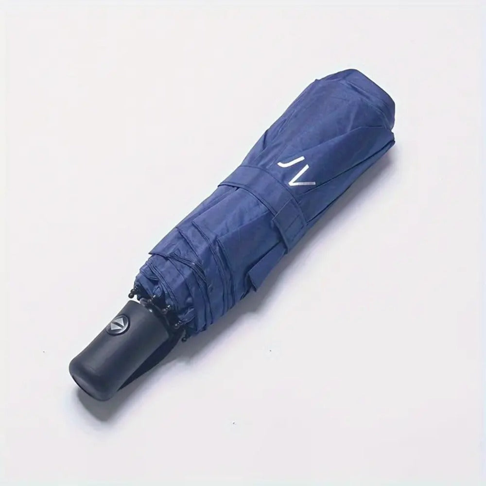 Large Folding Umbrella in a Solid Color, Featuring Outstanding, Lightweight And Waterproof Design, And Automatic Open And Close Functionality, Suitable for Both Men And Women