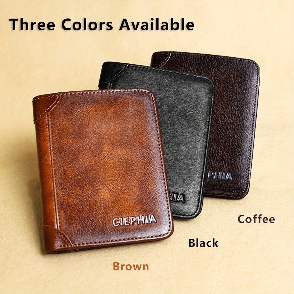 Men's Wallet – RFID Blocking, Oil Wax Cowhide Rfid Blocking | Bag Vero – detail view 32
