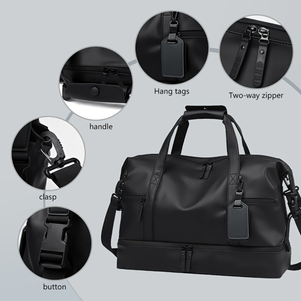 New Handbags, Dual-purpose for Men And Women, Suitable for Both  And Wet Items. They Can Be Used As Large-capacity Gym Bags for Men, Short-distance Travel Bags, Travel Pouches, And Single-shoulder Crossbody Bags.