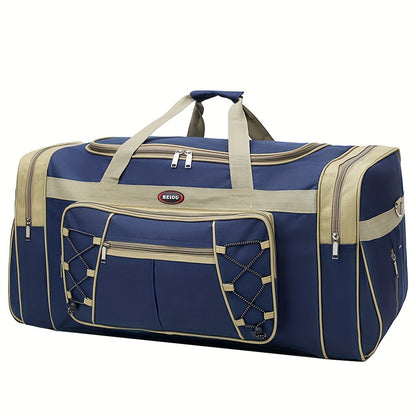 19.02gal Large Luggage Duffle Bag Foldable Lightweight Weekender Travel Bag Multi-Functional Carry Bag for Men Women