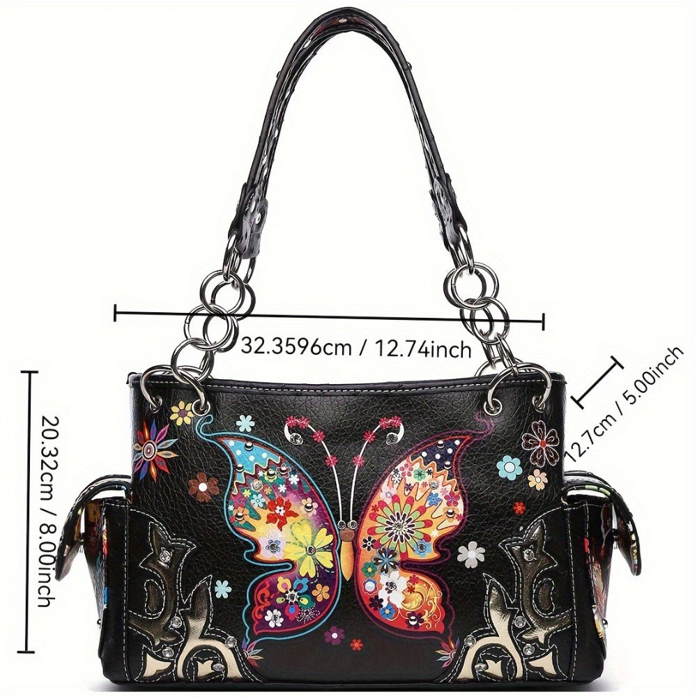 Women's Wallet – Butterfly Floral Western Set Phone | Bag Vero – detail view 4