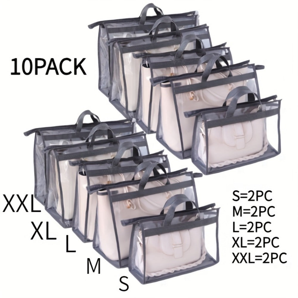 Travel Organizer Bag – 10 Pack, Transparent | Bag Vero – detail view 2