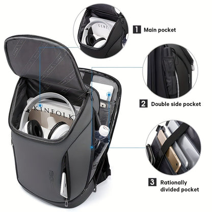 Travel Backpack, Airline-approved Laptop Schoolbag, Outdoor Sports Daypack, Business Men's Laptop Backpack, Large Capacity with Laptop Layer, Portable USB Charging Function, Travel Daily Commuting Sports Bag, Travel Essential