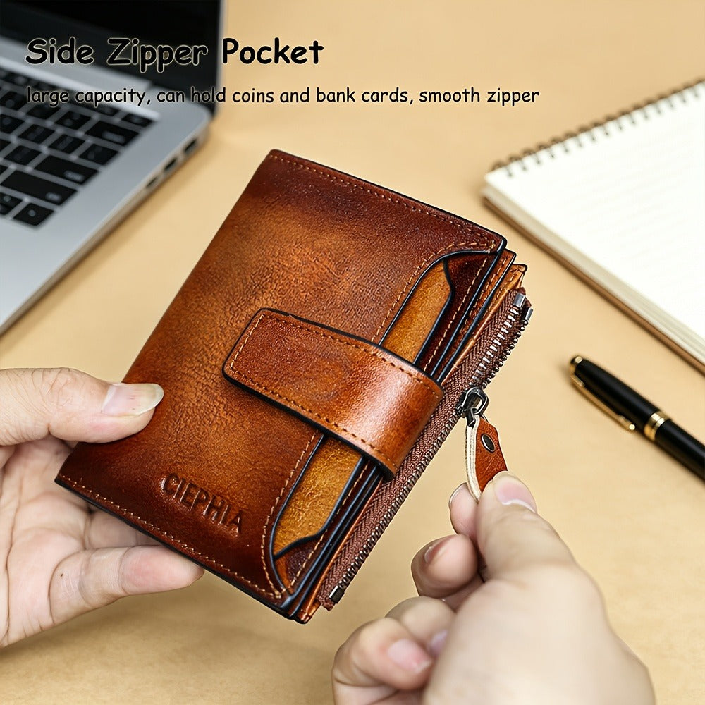 Men's Wallet – RFID Blocking, Card Slots Zipper Rfid Blocking | Bag Vero – detail view 12