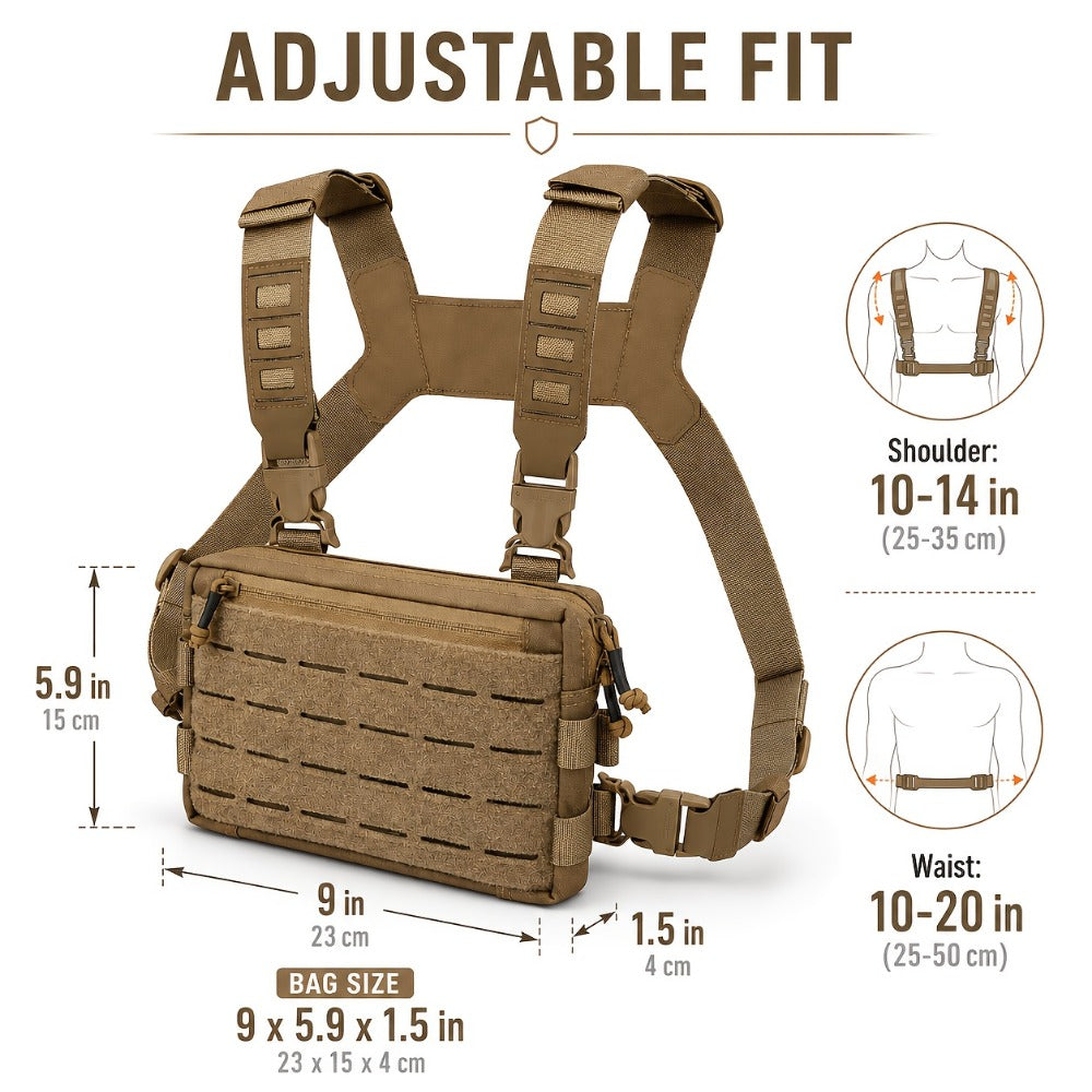 Sling Bag – for Everyday Use, Tactical Chest Outdoor Vest Multi | Bag Vero – detail view 4