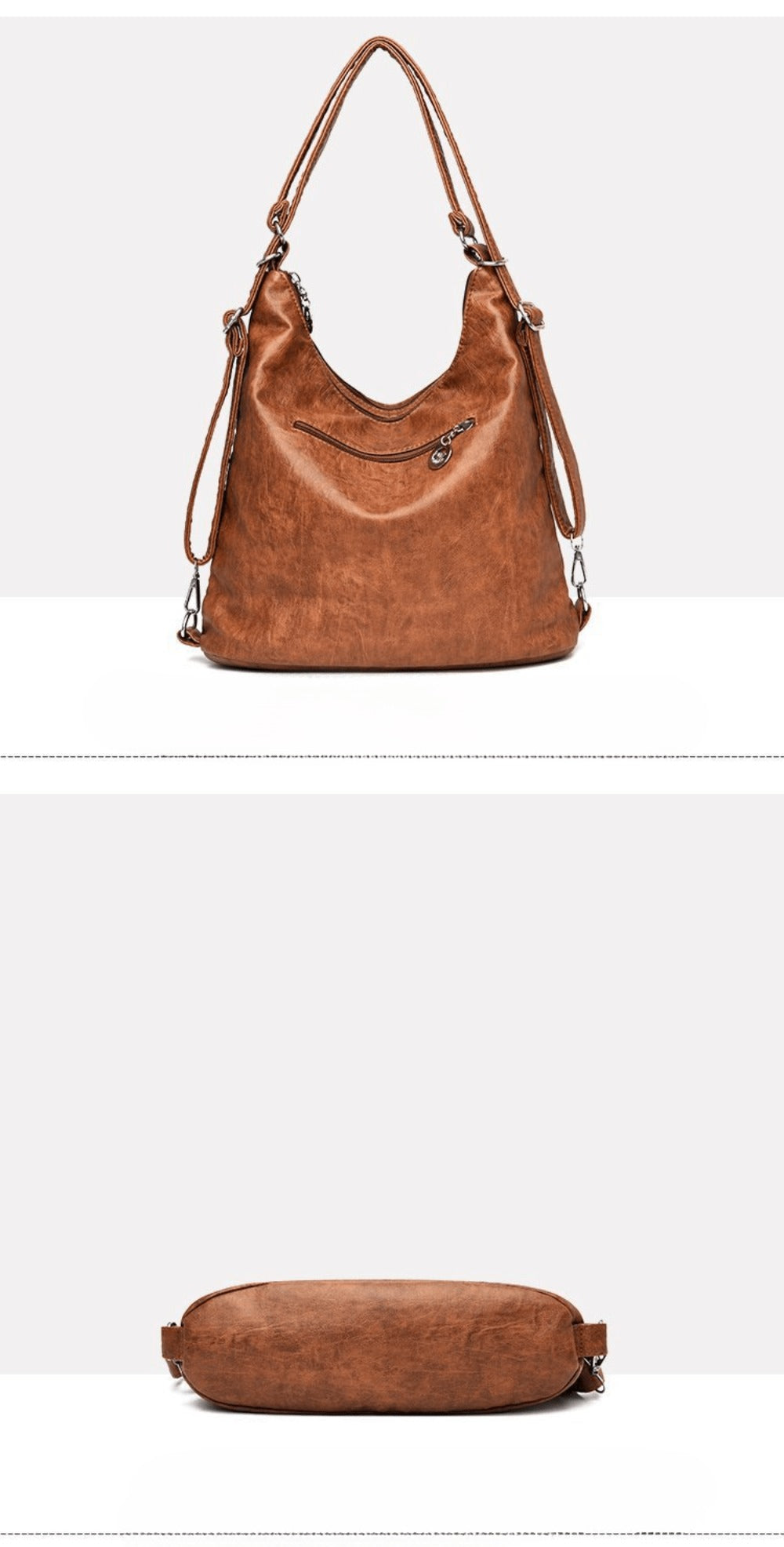 Women's Fashion Shoulder Bag, Vintage Backpacks, Large Capacity Crossbody Bag with Water Bottle Holder, Casual Sports & Vacation Ready