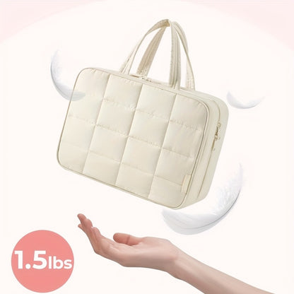 YinPin Travel Toiletry Bag, Hanging Travel Toiletry Bag with Jewelry Organizer Compartment Large Makeup Bag, PVC High Quality Cosmetic Travel Bag Trips Camping Bathroom