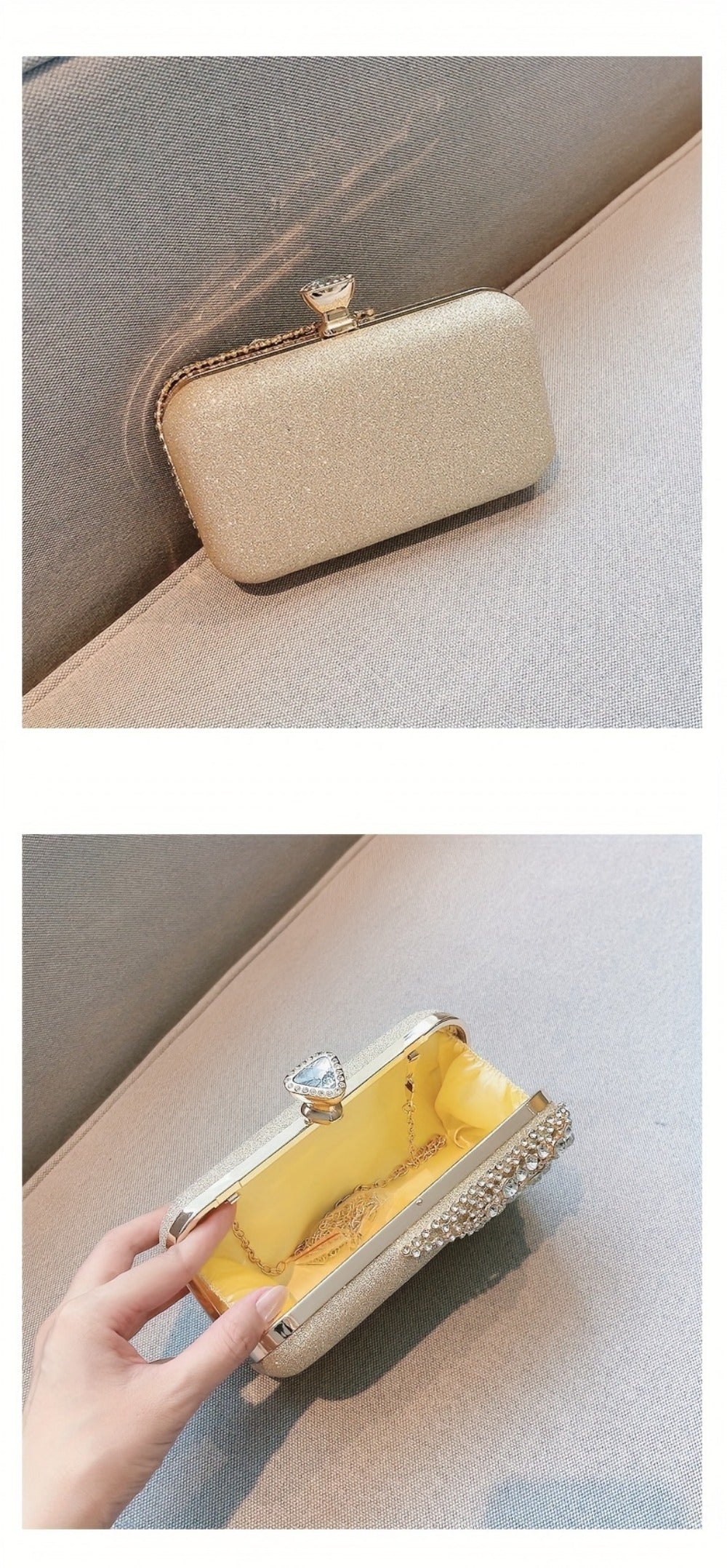 Women's Wallet – Rhinestone Sequin Evening Vintage Wedding | Bag Vero – detail view 19