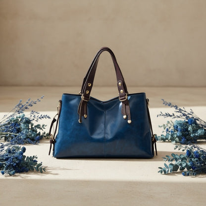 PU Elegant and Retro Women's Tote Bag, Large Capacity Women's Shoulder Bag, Smooth Fabric Crossbody Bag, High-quality Handbag, Suitable As A Gift