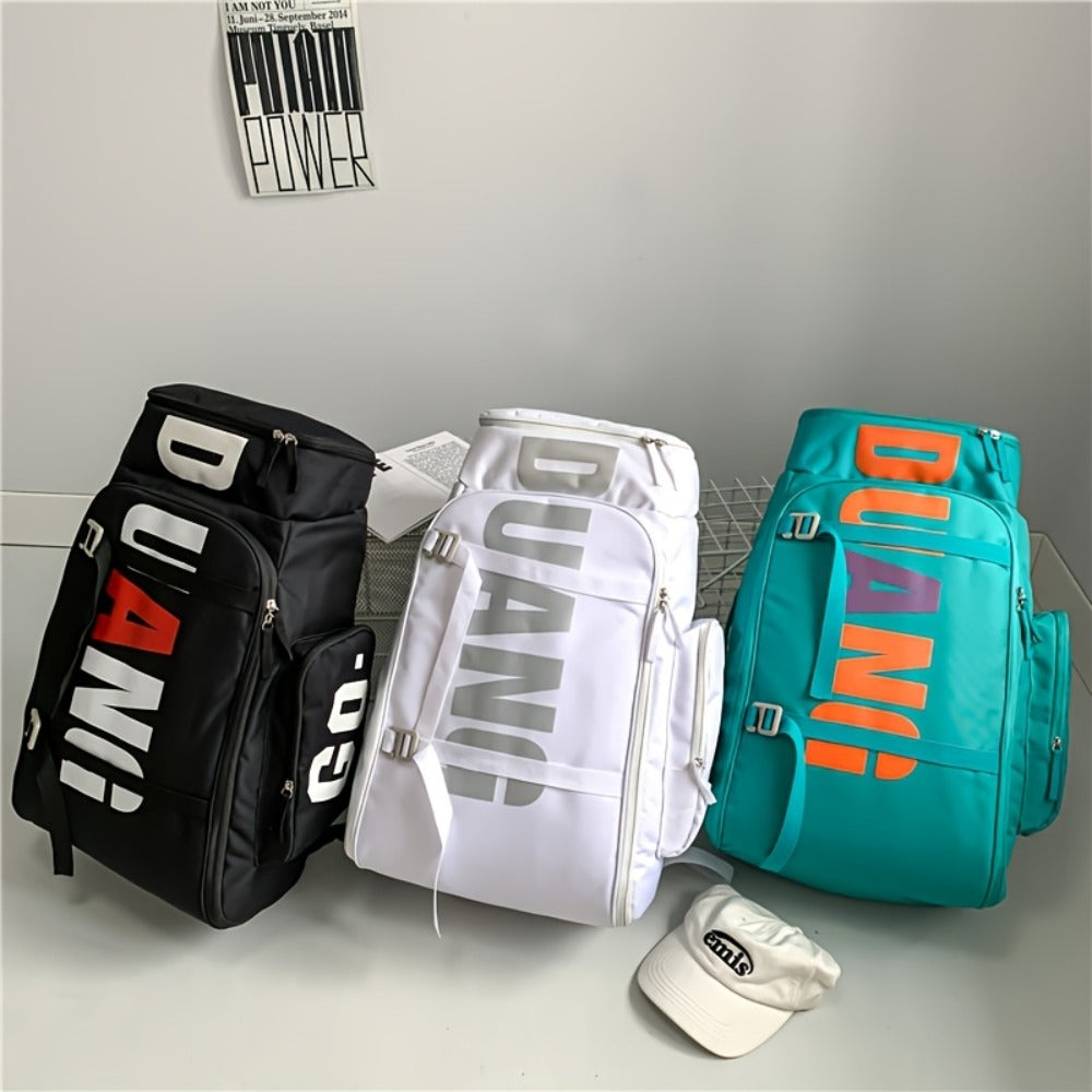 Large Capacity Travel Backpack Lightweight Oxford Fabric Multi-Compartment Design with Wet/Dry Separation, Dedicated Tablet Sleeve & Multiple Pockets-Stylish Durable Daypack for Outdoor Adventures, Hiking, Commuting, School, And Business Trips